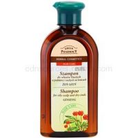 Green Pharmacy Hair Care Ginseng šampón pre mastnú vlasovú pokožku a suché končeky 350 ml