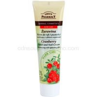 Green Pharmacy Hand Care Cranberry hydratačný krém na ruky a nechty s rozjasňujúcim účinkom 100 ml
