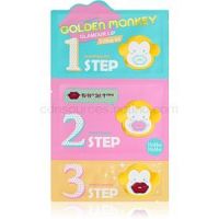Holika Holika Golden Monkey hydratačná maska na pery 3 ks