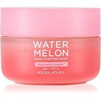 Holika Holika Watermelon Mask intenzívna nočná maska pre rýchlu regeneráciu suchej a dehydrovanej pleti