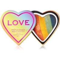 I Heart Revolution Love perleťový rozjasňovač Duhový 10 g