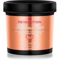 I Heart Revolution Rainbow Tones vymývajúca sa farba na vlasy   odtieň Sweet Peach 120 ml