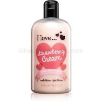 I love... Strawberry Cream sprchový a kúpeľový krém  500 ml