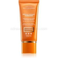 Institut Esthederm Bronz Repair Sunkissed Protective Anti-Wrinkle And Firming Tinted Face Care tónovací ochranný krém proti vráskam s vysokou UV ochranou Golden Natural Tan 50 ml