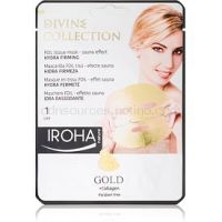 Iroha Divine Collection Gold & Collagen hydratačná a vyživujúca maska so spevňujúcim účinkom  25 ml
