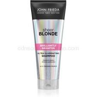 John Frieda Sheer Blonde Brilliantly Brighter šampón pre ochranu farby blond vlasov s perleťovým leskom 250 ml