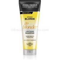 John Frieda Sheer Blonde Go Blonder zosvetľujúci šampón pre blond vlasy 250 ml