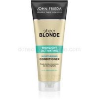 John Frieda Sheer Blonde Highlight Activating hydratačný kondicionér pre blond vlasy 250 ml