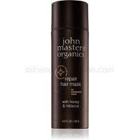 John Masters Organics Honey & Hibiscus obnovujúca maska pre poškodené vlasy 125 g