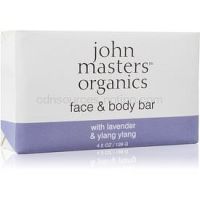 John Masters Organics Lavender & Ylang Ylang hydratačné mydlo na tvár a telo 128 g