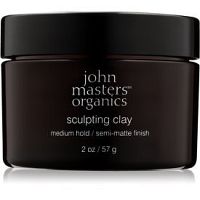 John Masters Organics Sculpting Clay Medium Hold modelovacia hlina  pre matný vzhľad 57 g