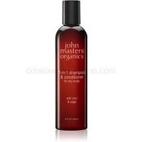 John Masters Organics Zinc & Sage šampón a kondicionér 2 v1 