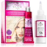 Kallos Glow permanentná farba na vlasy odtieň 128 Pearl Blond