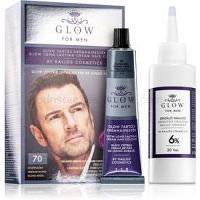 Kallos Glow permanentná farba na vlasy pre mužov odtieň 70 Medium Blond