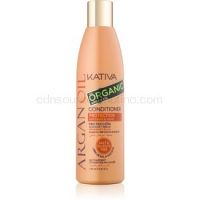 Kativa Argan Oil ochranný kondicionér na lesk a hebkosť vlasov 250 ml