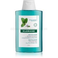 Klorane Aquatic Mint čiastiaci detoxikačný šampón pre vlasy vystavené znečistenému ovzdušiu  200 ml