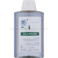 Klorane Flax Fiber šampón pre jemné vlasy bez objemu 200 ml
