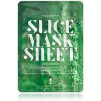 KOCOSTAR Slice Mask Sheet Cucumber upokojujúca plátienková maska s hydratačným účinkom 20 ml