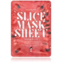 KOCOSTAR Slice Mask Sheet Watermelon plátenná maska s rozjasňujúcim a hydratačným účinkom 20 ml