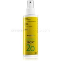 Korres Citrus Sport olej v spreji na opaľovanie SPF 20 200 ml