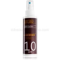 Korres Walnut & Coconut olej v spreji na opaľovanie SPF 10 150 ml