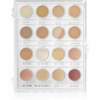 Kryolan Dermacolor Camouflage System mini paleta krémových korektorov s vysokým krytím 16 farieb odtieň Fair 12 g