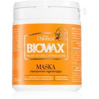 L’biotica Biovax Dry Hair regeneračná a hydratačná maska pre suché a poškodené vlasy 250 ml