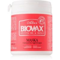 L’biotica Biovax Opuntia Oil & Mango regeneračná maska  pre poškodené vlasy 250 ml