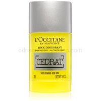 L’Occitane Cedrat dezodorant roll-on bez alkoholu pre mužov 75 g 