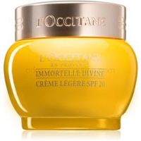 L’Occitane Immortelle Divine ľahký hydratačný krém proti vráskam SPF 20 50 ml