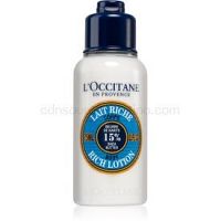 L’Occitane Shea Butter Body výživné telové mlieko  75 ml