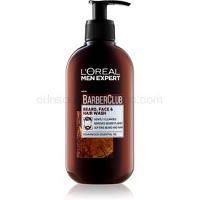 L’Oréal Paris Barber Club čistiaci gél na bradu, tvár a vlasy 200 ml