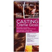 L’Oréal Paris Casting Creme Gloss farba na vlasy odtieň 603 Chocolate Caramel  