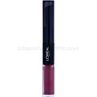 L’Oréal Paris Infallible dlhotrvajúci rúž a lesk na pery 2 v 1 odtieň 209 Violet Parfait 5 ml