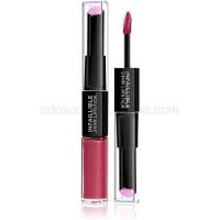 L’Oréal Paris Infallible dlhotrvajúci rúž a lesk na pery 2 v 1 odtieň 214 Raspberry For Life 5 ml