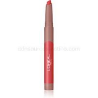L’Oréal Paris Infallible Matte Lip Crayon rúž v ceruzke s matným efektom odtieň 108 Hot Apricot 2,5 g