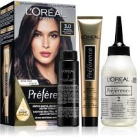 L’Oréal Paris Préférence farba na vlasy odtieň 3.0 Brasilia
