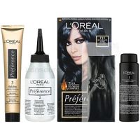 L’Oréal Paris Préférence farba na vlasy odtieň P12 Blue Black Pearl