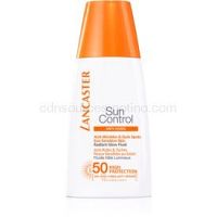 Lancaster Sun Control rozjasňujúci protivráskový opaľovací fluid SPF 50  30 ml