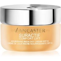 Lancaster Suractif Comfort Lift Nourishing Rich Day Cream vyživujúci liftingový krém SPF 15 pre ženy 50 ml