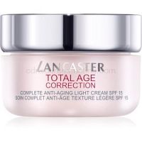 Lancaster Total Age Correction ľahký protivráskový krém SPF 15 50 ml