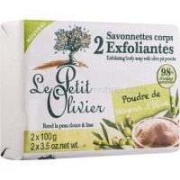 Le Petit Olivier Olive peelingové mydlo 2 x100 g