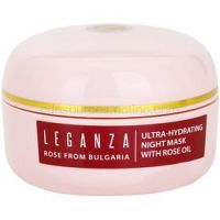 Leganza Rose nočná maska s hydratačným účinkom 45 ml