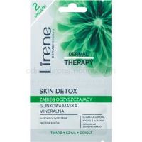 Lirene Dermal Therapy Skin Detox minerálna čistiaca ílová maska pre mastnú a zmiešanú pleť 2 x 6 ml