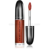 MAC Retro Matte Liquid Lipcolour matný rúž s metalickým efektom odtieň Foiled 5 ml