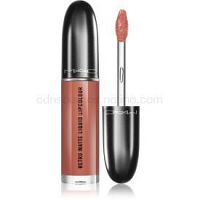 MAC Retro Matte Liquid Lipcolour matný rúž s metalickým efektom odtieň Quartzette 5 ml