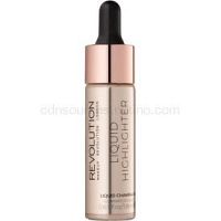 Makeup Revolution Liquid Highlighter tekutý rozjasňovač odtieň Liquid Champagne 18 ml