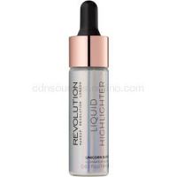 Makeup Revolution Liquid Highlighter tekutý rozjasňovač odtieň Unicorn Elixir 18 ml