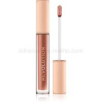 Makeup Revolution Nudes Collection Metallic metalický tekutý rúž odtieň Lingerie 2,2 g