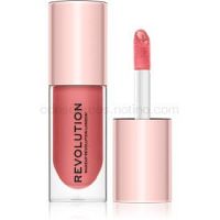 Makeup Revolution Pout Bomb lesk na pery pre väčší objem s vysokým leskom odtieň Kiss 4,6 ml